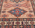 3x5 Kazak Afghan Hand Knotted Geometric Wool Area Rug